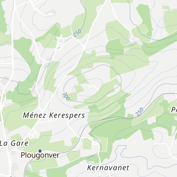 Map of Menez Kerespers