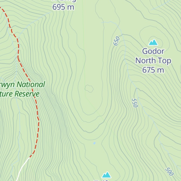 Map of Moel Poethion