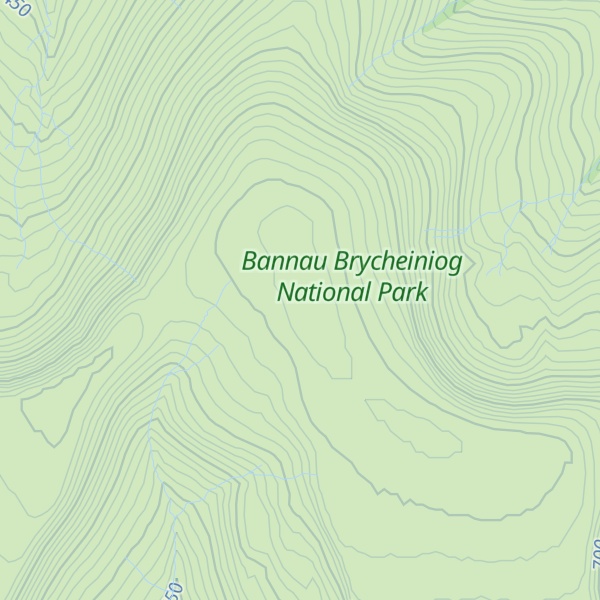 Map of Waun Rydd