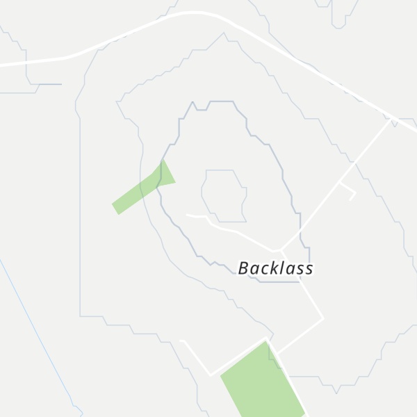 Map of Backlass Hill