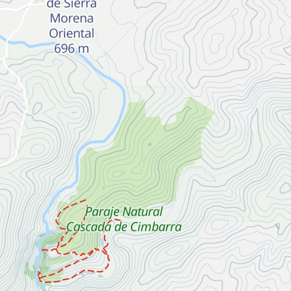 Map of Loma de Barañón