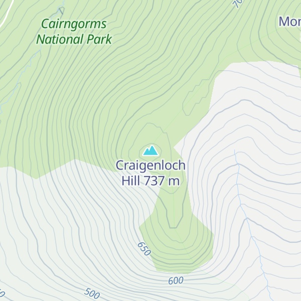 Map of Craigenloch Hill