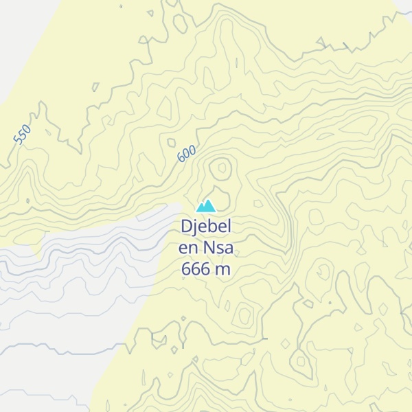 Map of Djebel en Nsa
