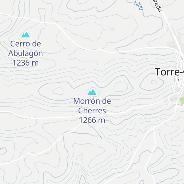Map of Morrón de Cherres