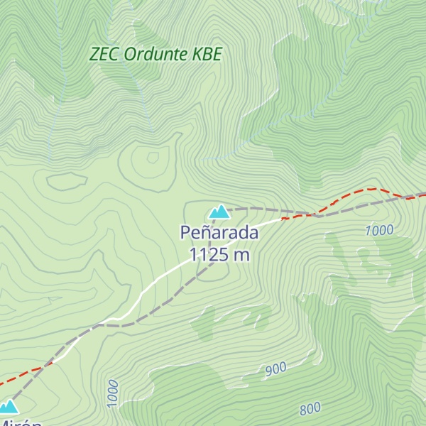 Map of Maza del Topo