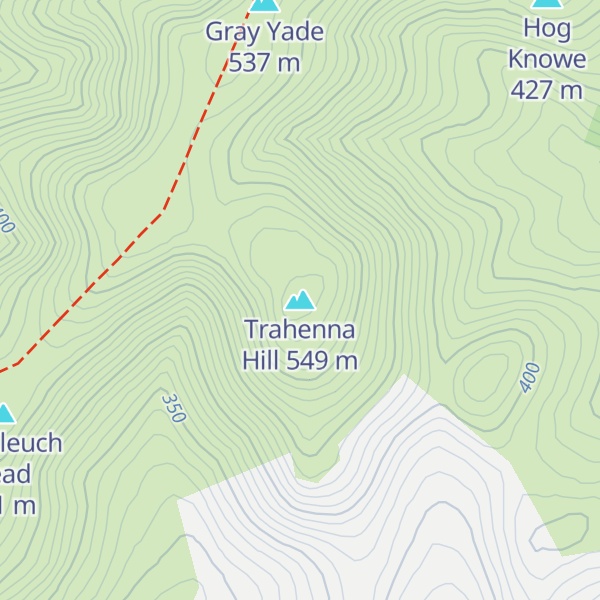 Map of Trahenna Hill