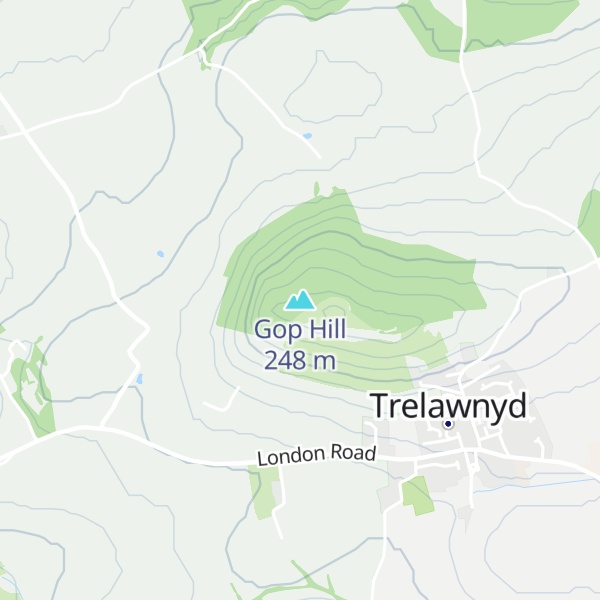 Map of Gop Hill