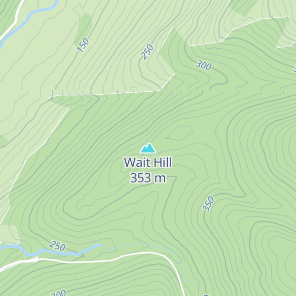 Map of Wait Hill
