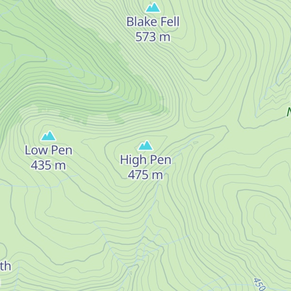 Map of High Pen