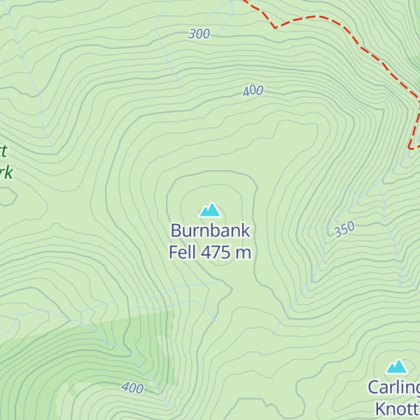 Map of Burnbank Fell