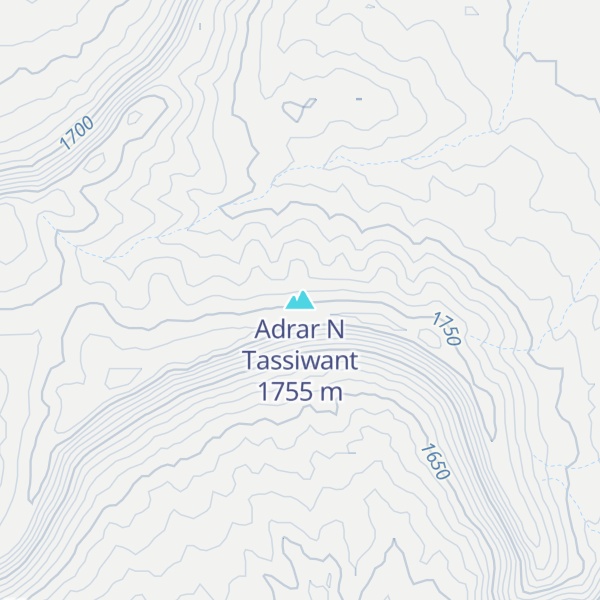 Map of Adrar N Tassiwant