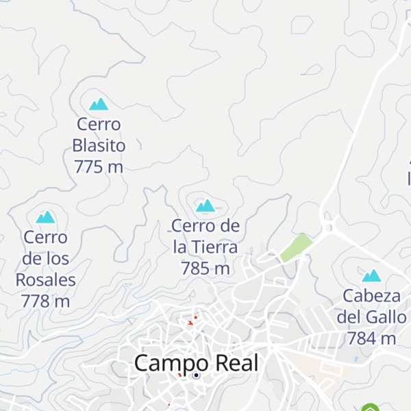 Map of Cerro de la Tierra