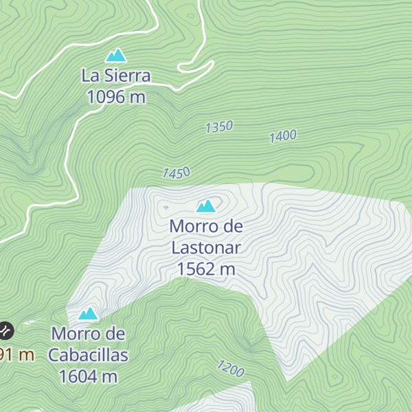 Map of Morro de Lastonar