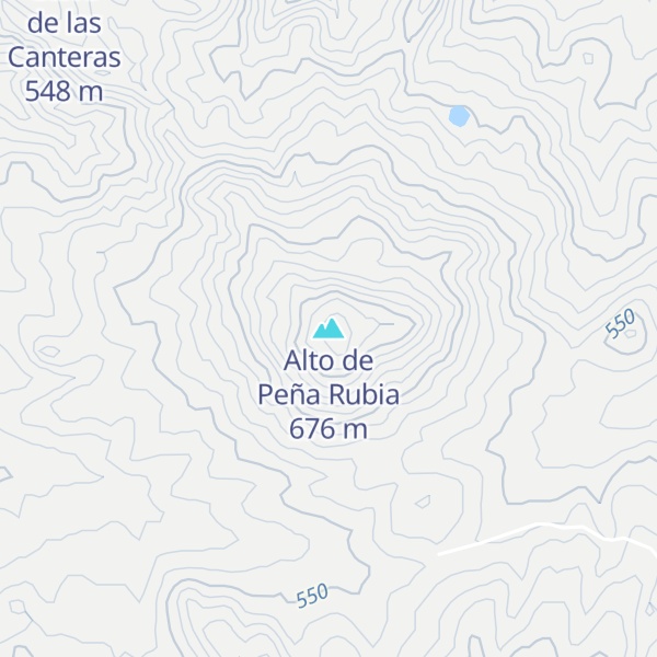 Map of Alto de Peña Rubia
