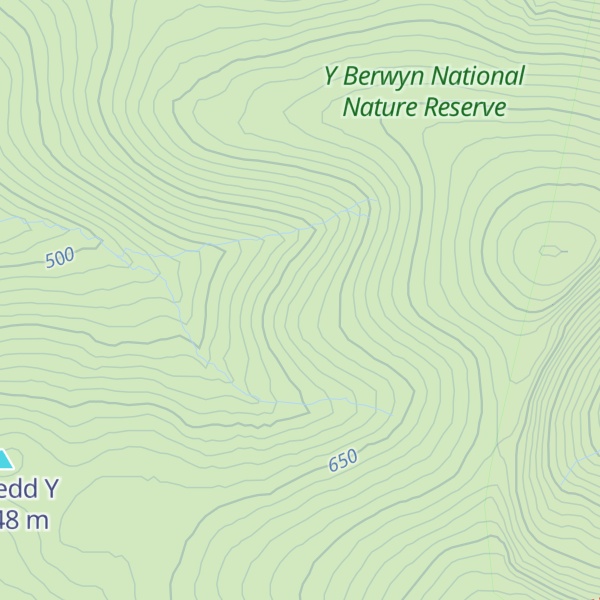 Map of Cader Bronwen