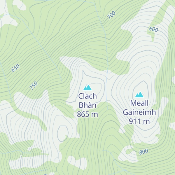 Map of Clach Bhàn
