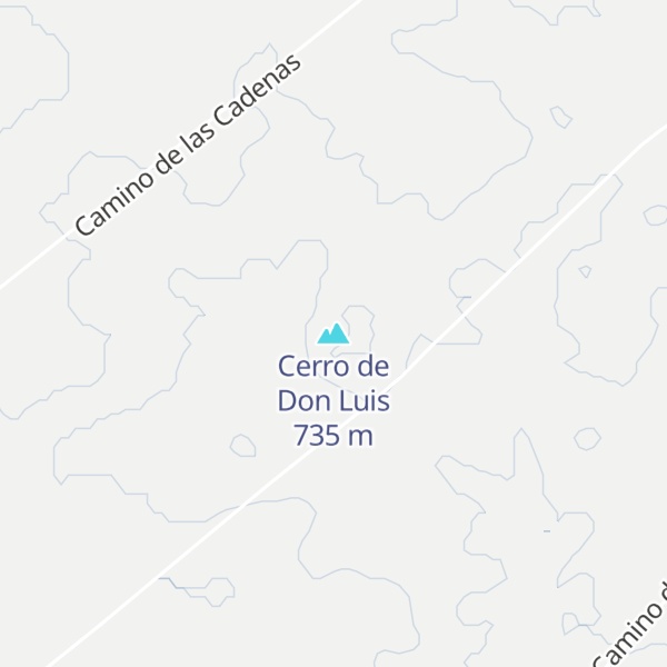 Map of Cerro de Don Luis