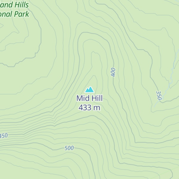 Map of Mid Hill