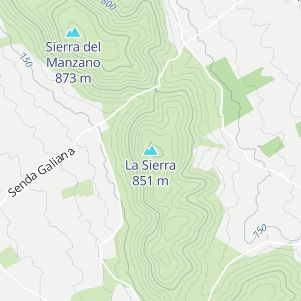 Map of La Sierra