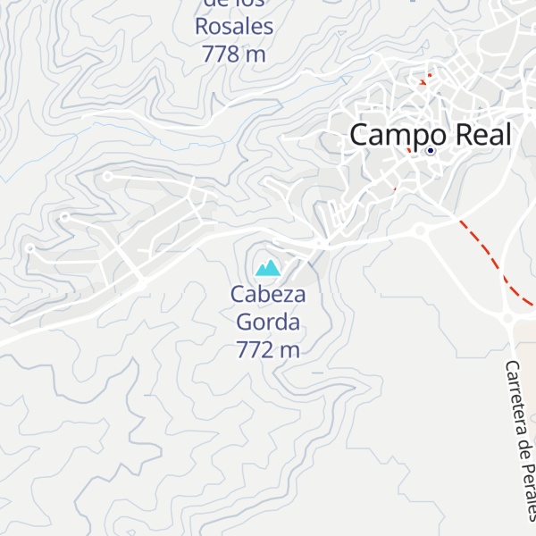 Map of Cabeza Gorda