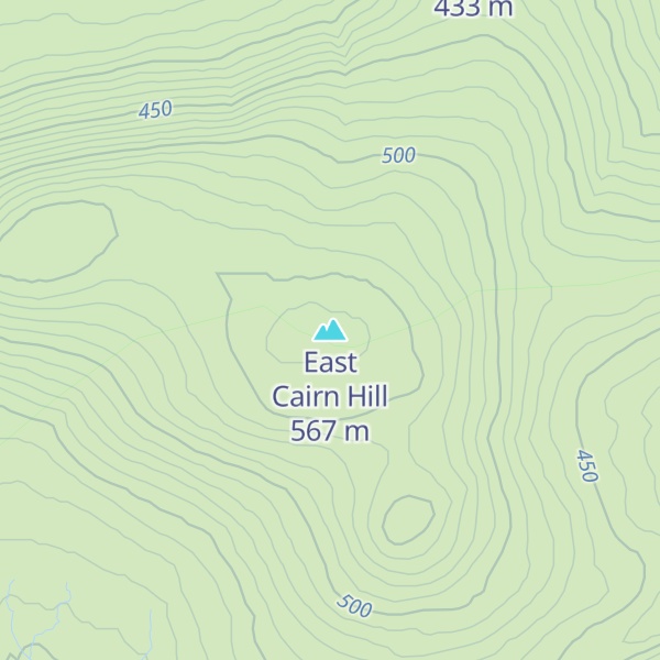 Map of East Cairn Hill