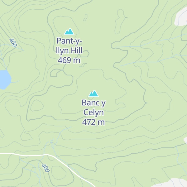 Map of Banc y Celyn