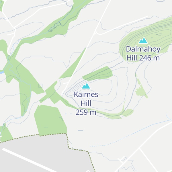 Map of Kaimes Hill