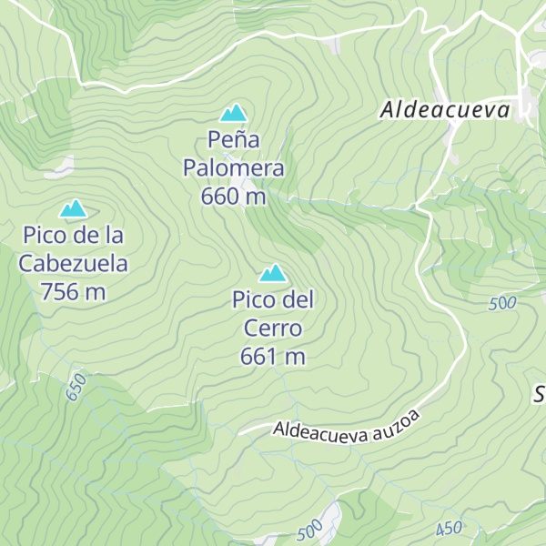 Map of Pico del Cerro
