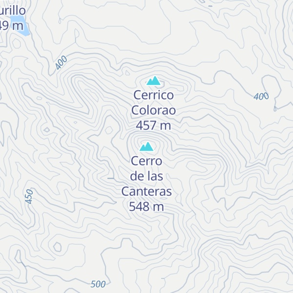 Map of Cerro de las Canteras