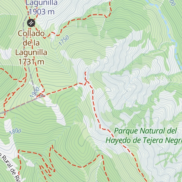 Map of Peña de la Tiñosa