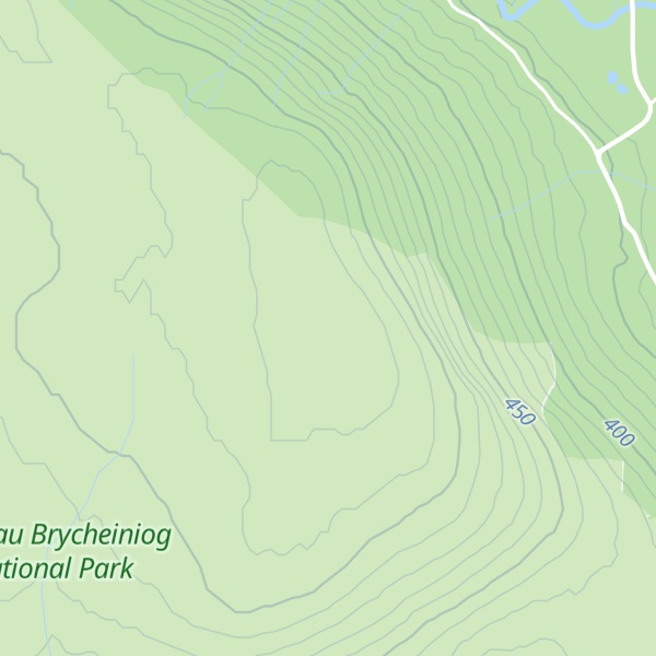 Map of Gwaun y Pynt