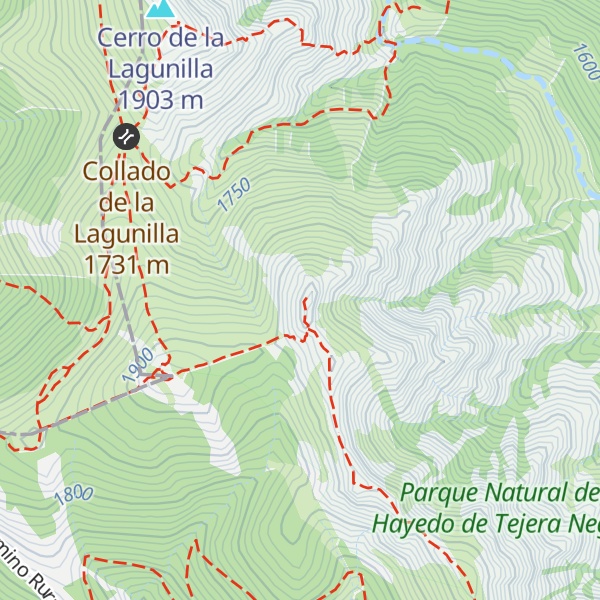 Map of Pico del Granero