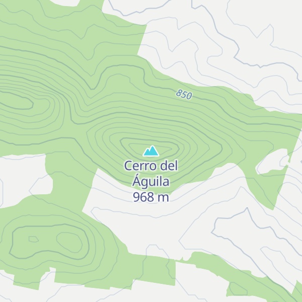 Map of Cerro del Águila