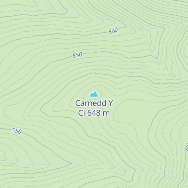 Map of Carnedd Y Ci