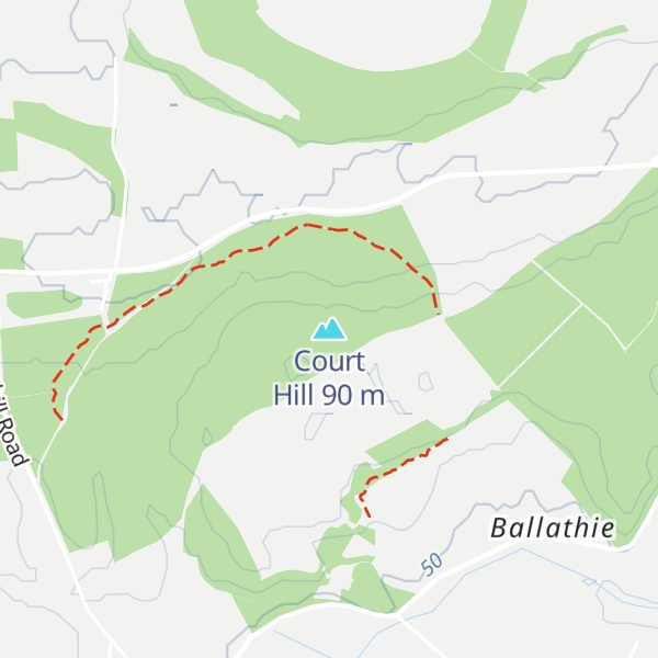 Map of Court Hill