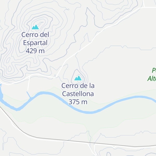 Map of Cerro de la Castellona