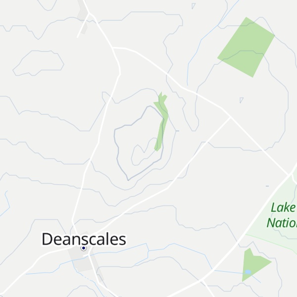 Map of Crag Hills