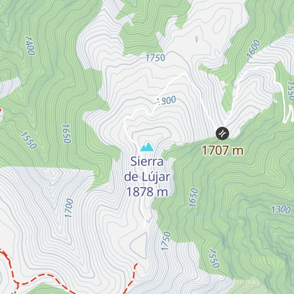 Map of Sierra de Lújar