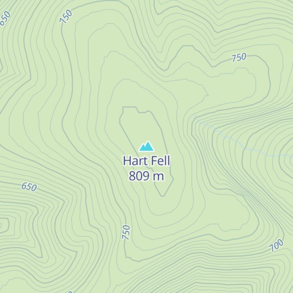 Map of Hart Fell
