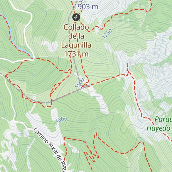 Map of Peña la Silla