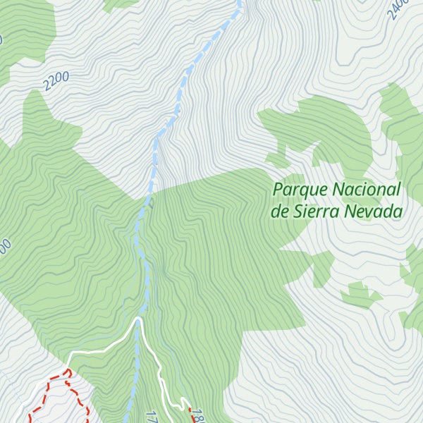 Map of Peñón del Encinar