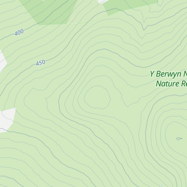 Map of Trum-y-Wern