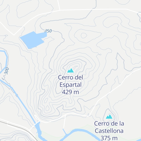 Map of Cerro del Espartal