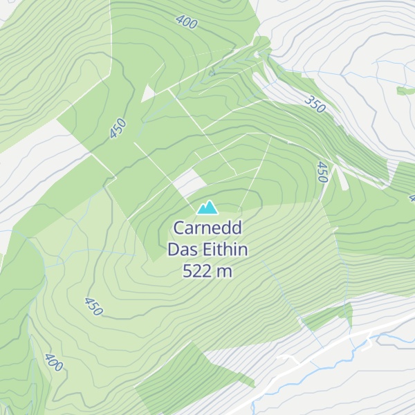 Map of Carnedd Das Eithin