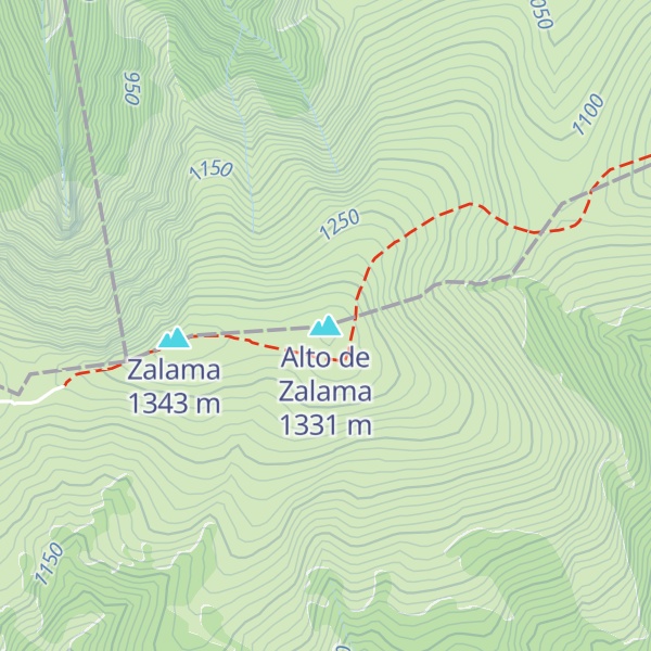 Map of Alto de Zalama