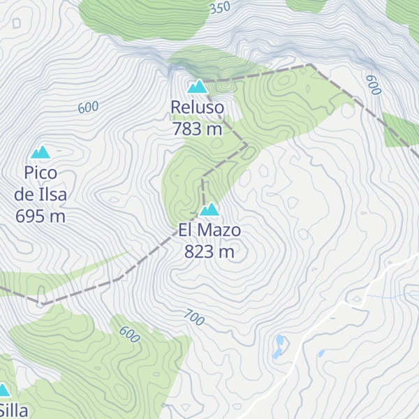 Map of El Mazo