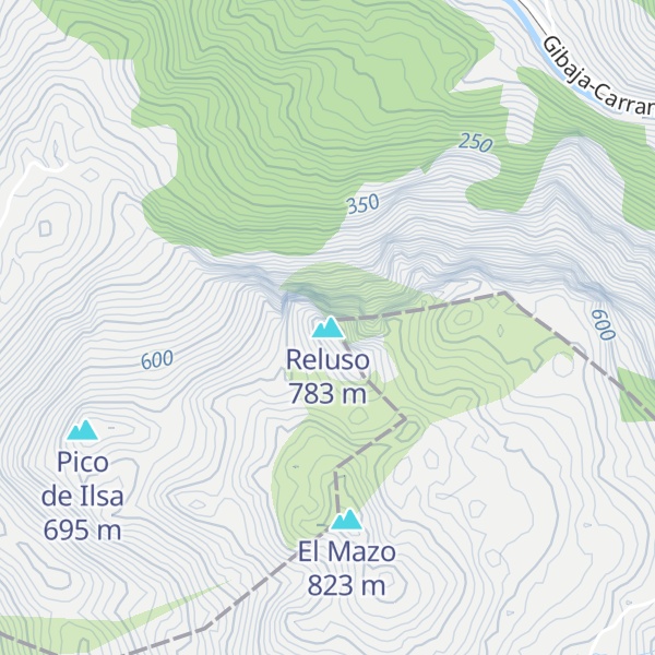 Map of Reluso