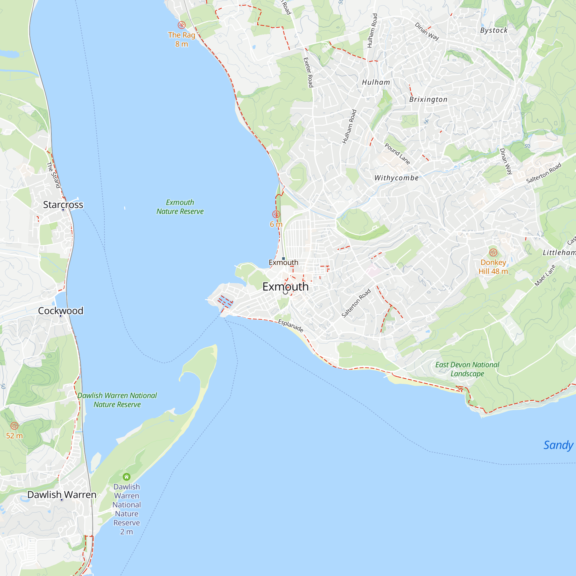 Exmouth Tourist Information Centre map