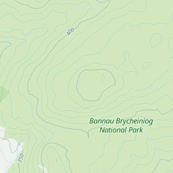 Map of Garn Ddu