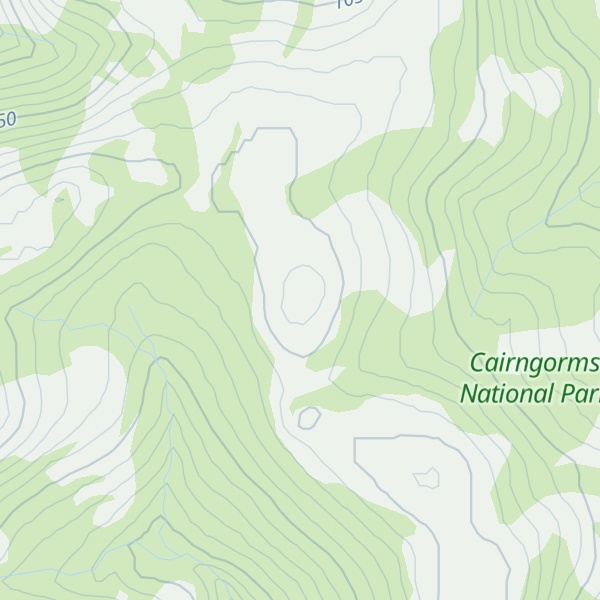 Map of Mullach Lochan nan Gabhar
